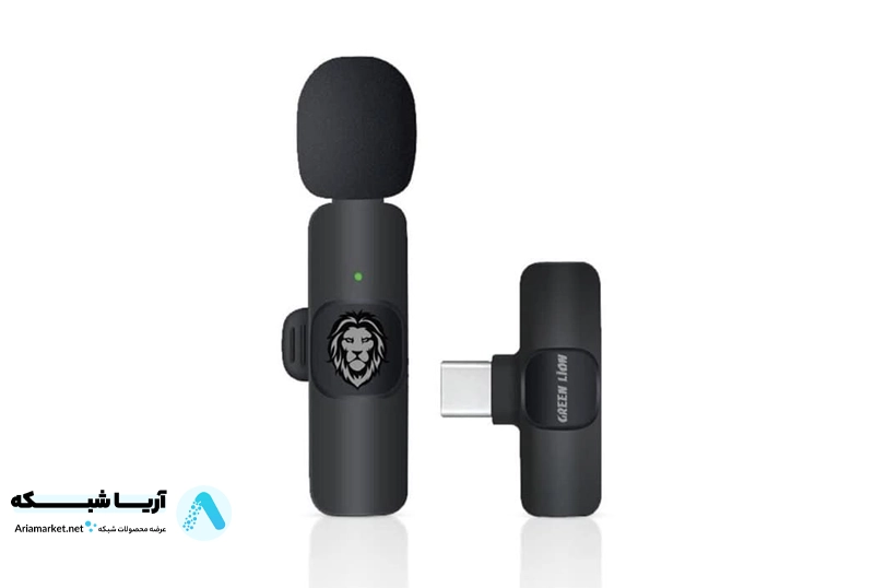 میکروفن بی سیم سولو گرین Green Solo Wireless Microphone 3 Plugs 60mAh